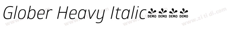 Glober Heavy Italic字体转换 Glober Heavy Italic字体转换